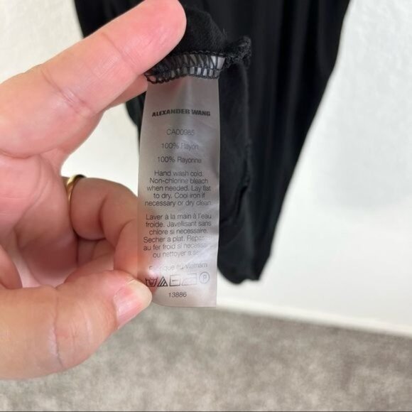 T by Alexander Wang Ink Classic Pocket Racerback Tank - Picture 7 of 7